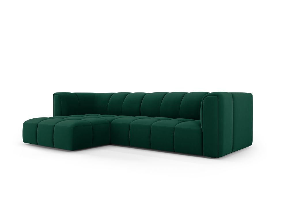 Milo-Casa.com Francesca, canapé d'angle 3 places